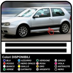 VOLKSWAGEN VW GOLF 4 aufkleber seitlichen streifen (komplett-set) seitlichen bändern golf IV volkswagen golf