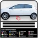 OPEL Corsa stickers side Stripes Double sides Adhesive for Opel Corsa B/C/D/E 