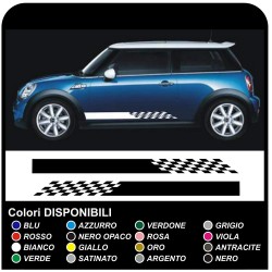 MINI COOPER kit adhesive stripes COUNTRYMAN John Cooper ONE adhesive strips side racing ALL mini MODELS Stripes Rally