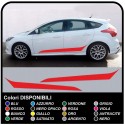 Set Adesivi 2011 Ford Focus ST Strisce Auto Decalcomanie sezione inferiore adesivi ford focus st f