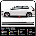 VW GOLF V-VII GTI Performance Side Stripes sticker Set 3 & 5-door golf 5, 6 and 7 stickers golf volkswagen