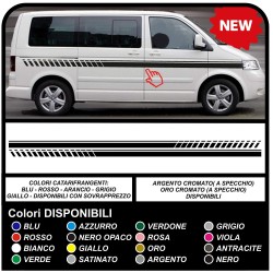 VOLKSWAGEN VW t4/t5 EVO stickers Bandes latérales Set d'autocollants volkswagen ford transit doblo camion fiat ducato van