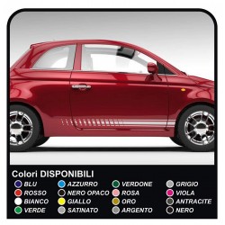 Aufkleber-satz für FIAT 500 selbstklebende bänder kotflügel FIAT 500 sticker decals