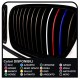 Adesivi griglia per BMW 1 2 3 4 5 6 7 8 X1 X2 X3 X5 X6 STICKERS BMW E32 E36 E61 E63 E65 E81 E88 F11 M Performance M1 M3 M4 M5