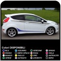 Sticker Set for FORD FIESTA MK7 / 8 Graphics Stripes car side bands